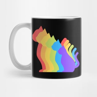 Cat Rainbow Mug